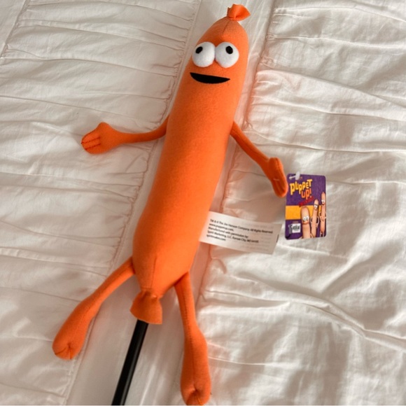 Puppet Up! Hot Dog Hand Puppet by Henson Signed by Brian Henson RARE - Picture 2 of 8